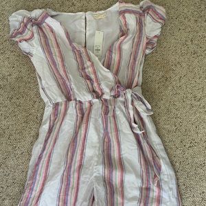 Unworn Francescas Striped Romper